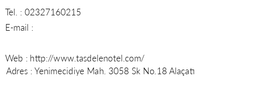 Tadelen Butik Otel telefon numaralar, faks, e-mail, posta adresi ve iletiim bilgileri